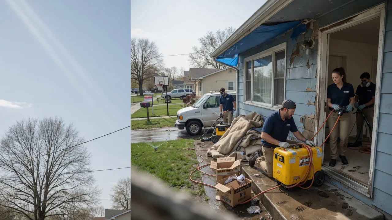 Basement Flood Cleanup in New Galilee, PA near me